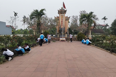 Học sinh trường Tiểu học Lai Thành A thực hiện chương trình “UỐNG NƯỚC NHỚ NGUỒN” hướng về ngày 22/12